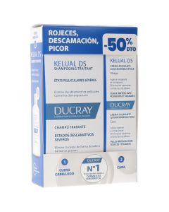 Ducray Pack Kelual DS Champú + Crema Calmante Queratorreguladora