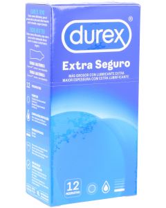Durex Extra Seguro 12 Preservativos