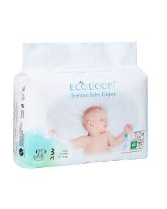 Eco Boom Pañales de Bambú Ecológicos T3 32 Uds.