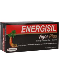 Energisil Vigor Plus con Ginseng 60 cápsulas
