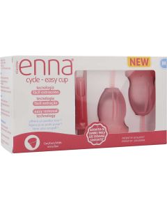Enna Cycle 2 copas menstruales de fácil extracción Talla M