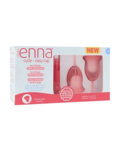 Enna Cycle 2 copas menstruales de fácil extracción Talla S
