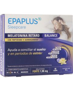 Epaplus Sleepcare Melatonina Retard Balance 60 Comprimidos