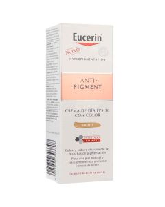 Eucerin Anti-pigment crema de día FPS 30 con color
