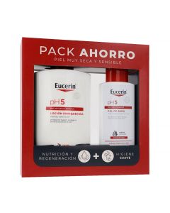 Eucerin pH5 Pack Loción Enriquecida + Gel de Baño
