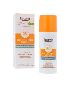 Eucerin Sun Oil Control Toque Seco Tono Medio SPF50+