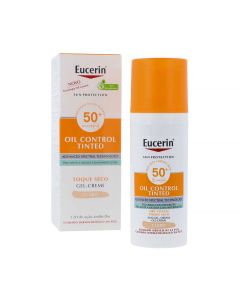 Eucerin Sun Oil Control Toque Seco Tono Claro SPF50+