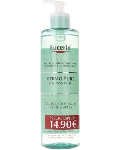 Eucerin DermoPure Oil Control Gel Limpiador 400 ml