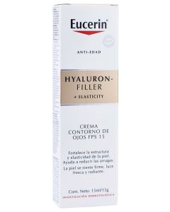 Eucerin Hyaluron-Filler +Elasticity Contorno de Ojos SPF15 15 ml