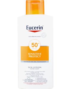 Eucerin Sun Loción Extra Light Sensitive Protect FPS 50+ 400 ml