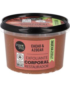 Organic Shop Exfoliante Corporal Cacao Bio y Azúcar