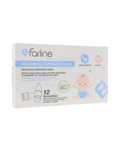 Farline Bebé Recambios Aspirador Nasal 12 uds