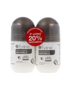 Farline Duplo Desodorante Invisible 48 Horas