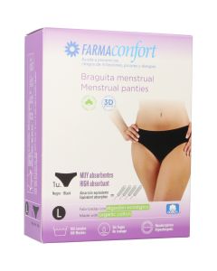 Braga Menstrual de Algodón Ecológico FarmaConfort Talla L