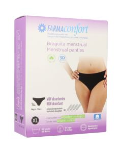 Braga Menstrual de Algodón Ecológico FarmaConfort Talla XL