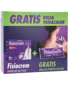 Fisiocrem Parche Active 4 uds + Gratis bolsa frío-calor