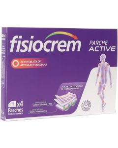 Parches Fisiocrem Active, permite una buena adhesión hasta 24 horas