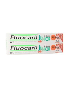 Fluocaril Junior Pasta Dentífrica 6-12 Años Duplo Sabor Frutos Rojos