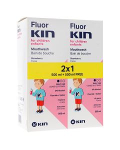 Fluor Kin Infantil Colutorio Fresa 500 ml