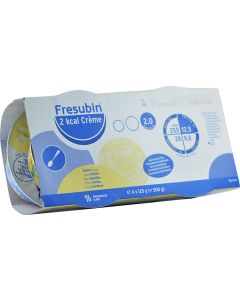 Fresubin Crème Tarrinas Sabor Vainilla 4 x 125 gr