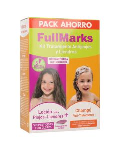 FullMarks Kit Tratamiento Antipiojos y Liendres