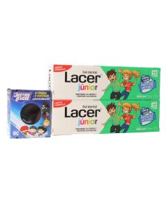 Lacer Junior Duplo Gel Dental Menta 75 ml