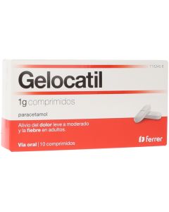 GELOCATIL 1 g 10 COMPRIMIDOS