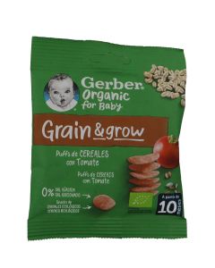 Gerber Organic Snack ecológico de cereales con tomate