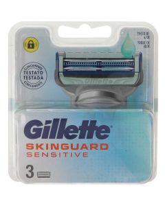 Gillette Skingduard Sensitive 3 cuchillas recambio
