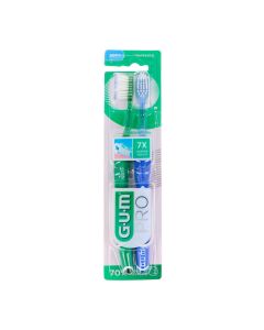 Gum Cepillo Pack Duo Soft Technique Pro Varios Colores