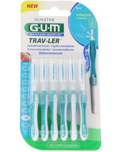 Gum Trav-Ler Cepillo Interdental 1.6 mm 6 uds