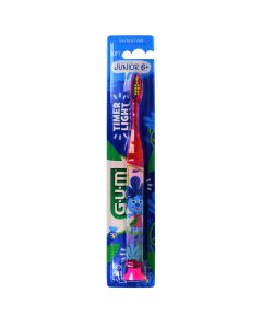 Gum Cepillo Junior +6 Soft + Luz varios colores