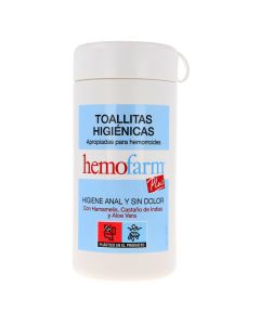 Hemofarm Plus Toallitas Bote 60 Toallitas