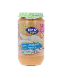 Hero Baby crema de bechamel con lenguado +6 meses