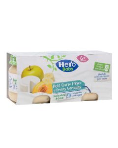 Hero Baby Petit Fruta Variada Pack 2 x 80 g