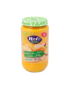 Hero Baby Tarrito Zanahorias con Arroz Caldo de Pollo +6 meses