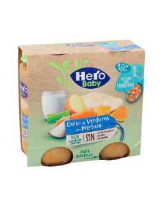 Hero Baby Verduras con Merluza Pack 2 x 235 g