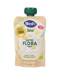 Hero Solo Puré Nutri Flora Mango, Yogur, Plátano Y Avena