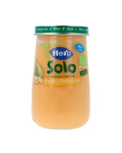 Hero Solo Potito Pera y Plátano +4 meses