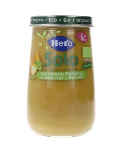 Hero Baby Solo Crema de Calabaza y Puré de Patatas