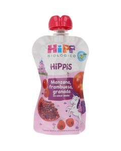 HiPP Pouch Hippis Manzana, Frambuesa, Granada 100 gr