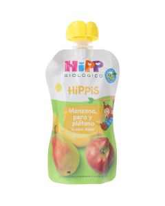 HiPP Bio Pouch Hippis Manzana, Pera, Plátano
