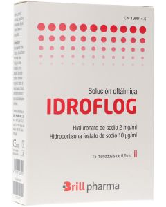 Brill Pharma Idroflog Solución Oftálmica 15 Monodosis