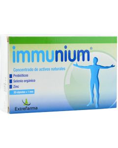 Immunium Concentrado de Activos Naturales 20 Cápsulas