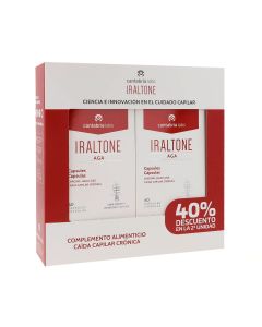 Iraltone AGA Duplo Tratamiento Anticaida 120 Cápsulas