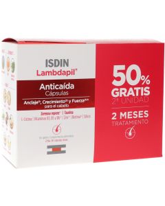 Isdin Lambdapil Cápsulas Anticaída 50% Gratis Segunda Unidad
