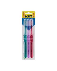 KIN Pack 3 Cepillo Dental Adulto Medio