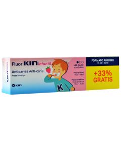 Fluor Kin Infantil Pasta Dentífrica Anticaries Fresa