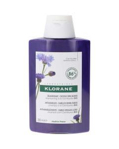 Klorane Champú Centaurea Antiamarilleo Cabellos Grises y Rubios 200 ml