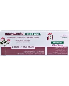 Klorane KERATINcaps Pack de 3 Cajas